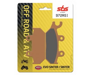 Гальмівні колодки SBS Racing Brake Pads, EVO Sinter/Sinter 972RSI
